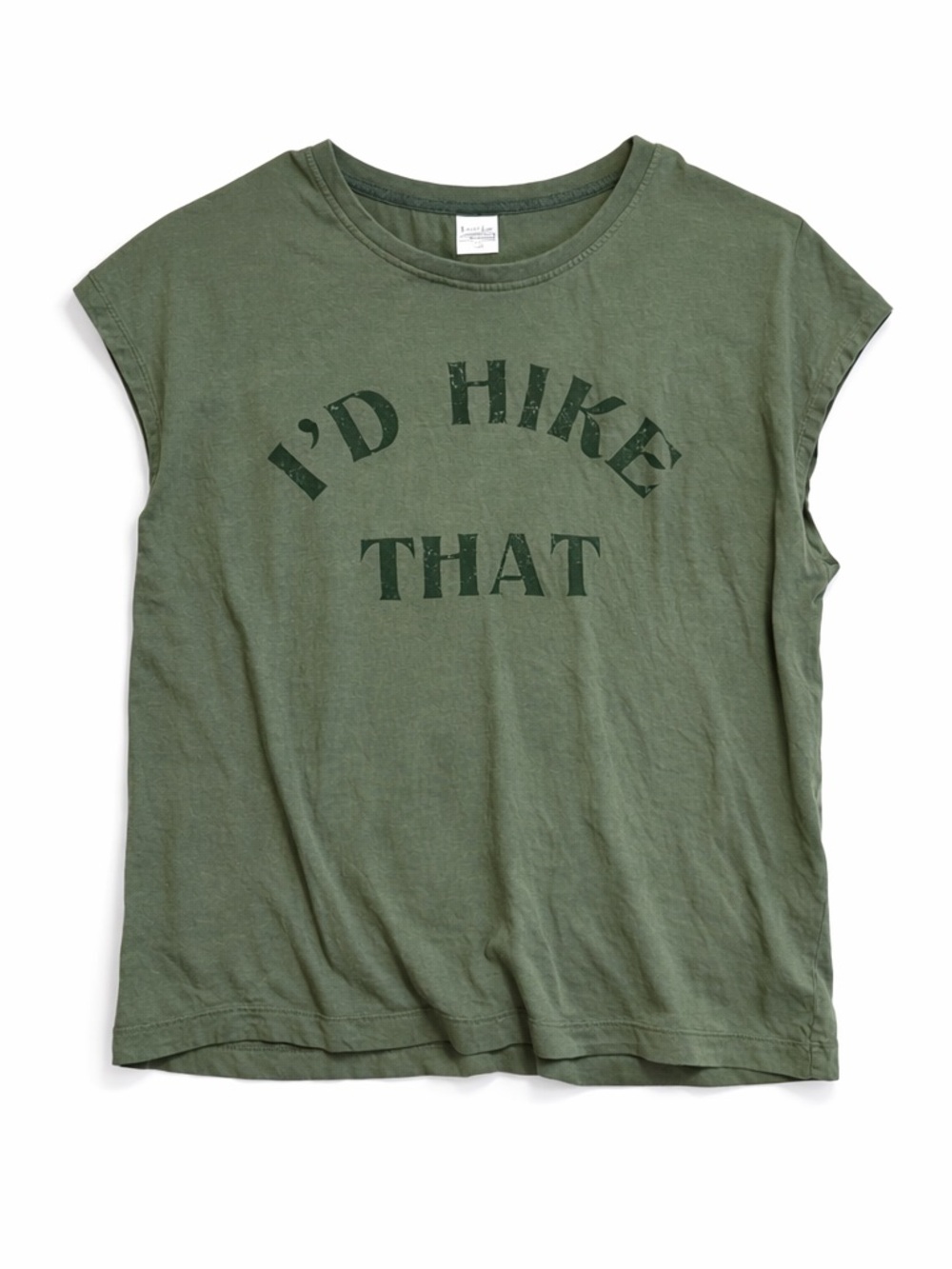 Sweet Soul ‘I’d Hike That’ Tee Green Athleisure Shirt Women’s Medium Casual Top